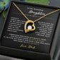 TO MY BEAUTIFUL DAUGHTER A FOREVER LOVE NECKLACE FOR DAD